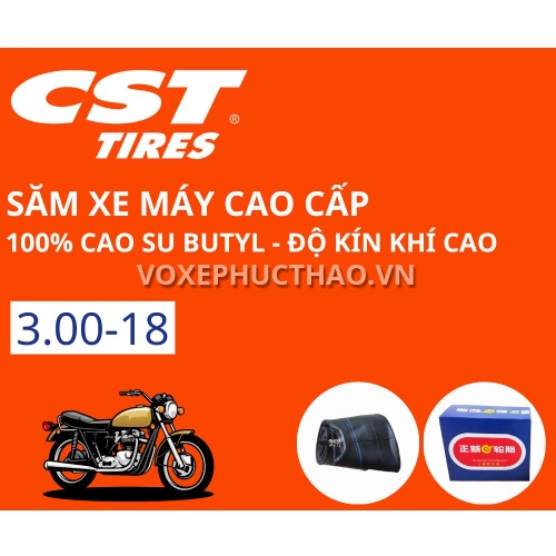 SĂM XE RUỘT XE CHENGSHIN 3.00-18 90/90-18