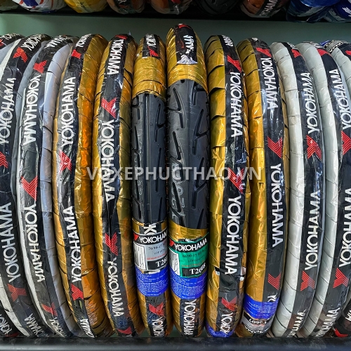 YOKOHAMA S350 Vỏ trước 70/90-17 TT, vỏ sau 80/90-17 TT
