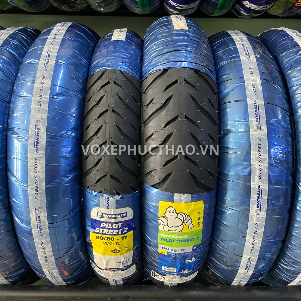 MICHELIN PILOT STREET 2 90/80-17 TL - 120/70-17 TL