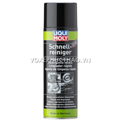 Chai vệ sinh sên, vệ sinh thắng đĩa, tẩy rửa dầu mỡ, làm sạch chi tiết máy Liqui Moly Rapid Cleaner 500ml