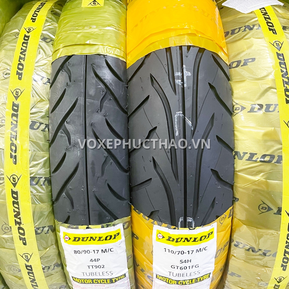 DUNLOP TT902-GT601 80/90-17 TL - 110/70-17 TL