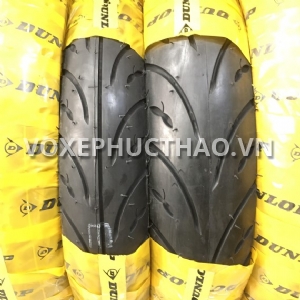 DUNLOP D307 Vỏ trước 80/90-14 TL, vỏ sau 90/90-14 TL