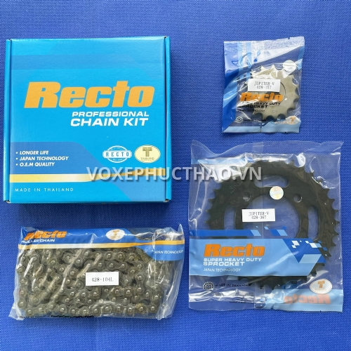 NHÔNG SÊN DĨA RECTO JUPITER V - MX XĂNG CƠ 9 LY