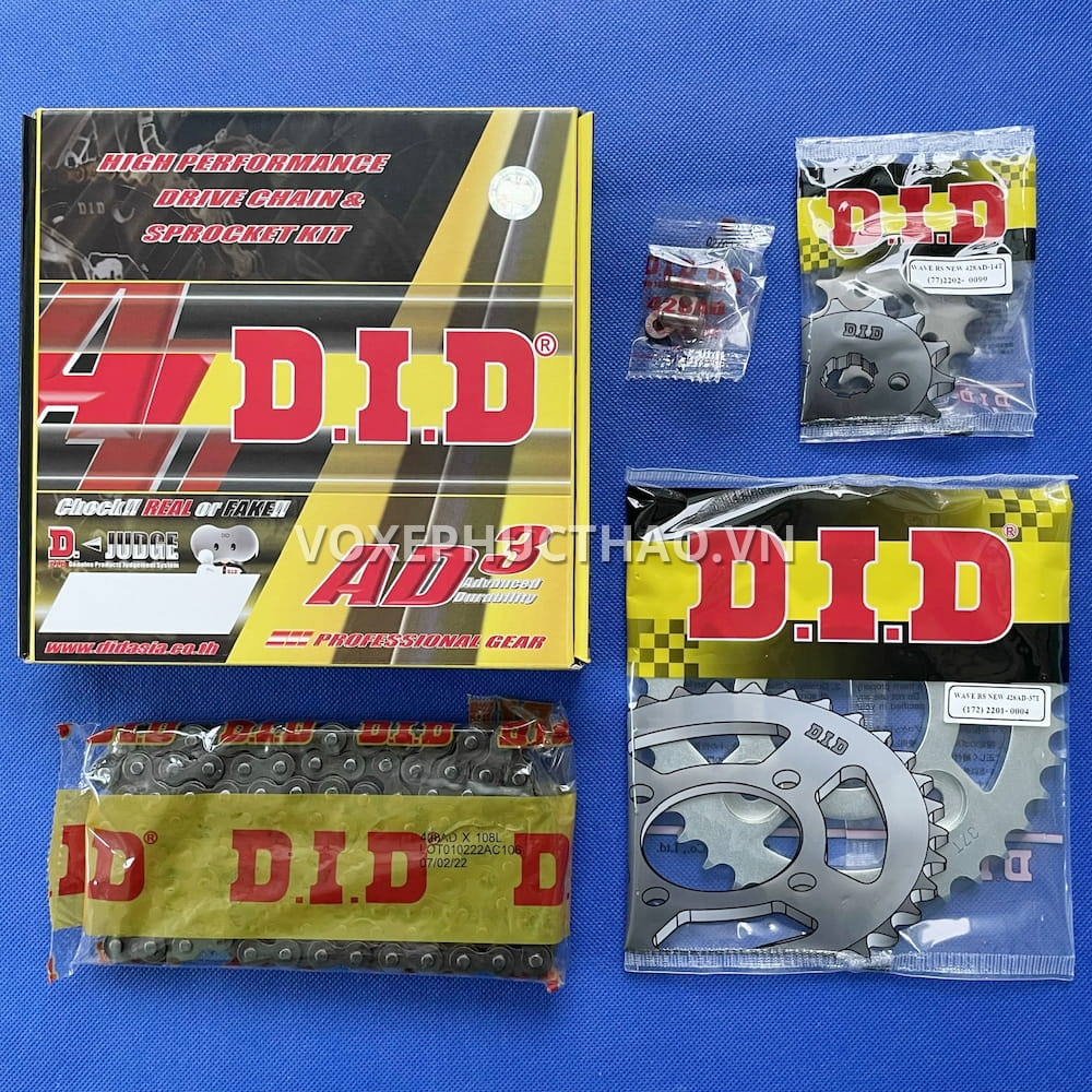 NHÔNG SÊN DĨA DID BLADE 110 / WAVE ALPHA NEW 9 LY