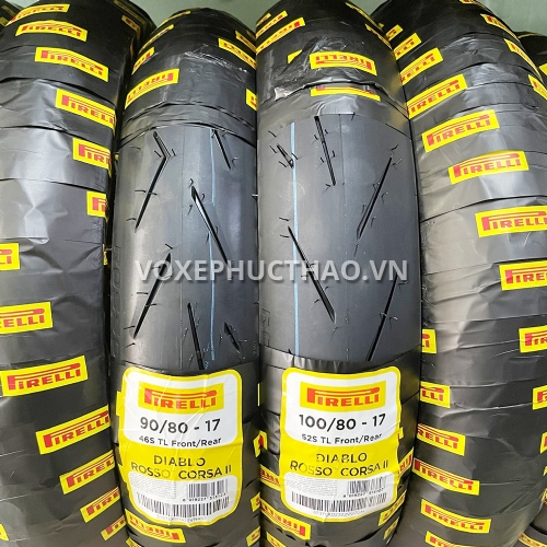 PIRELLI DIABLO ROSSO CORSA 2 90/80-17 TL - 100/80-17 TL